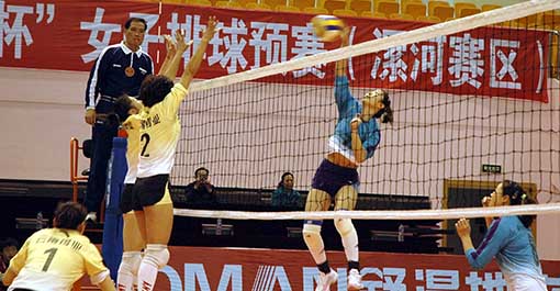 全運會女排預賽第二輪 天津3比0勝雲南