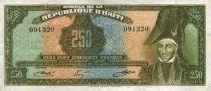 老版海地貨幣上的德薩林