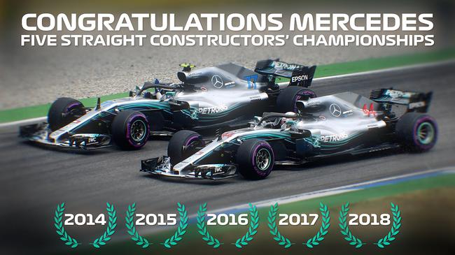 2018年世界一級方程式錦標賽車隊總冠軍—梅賽德斯車隊