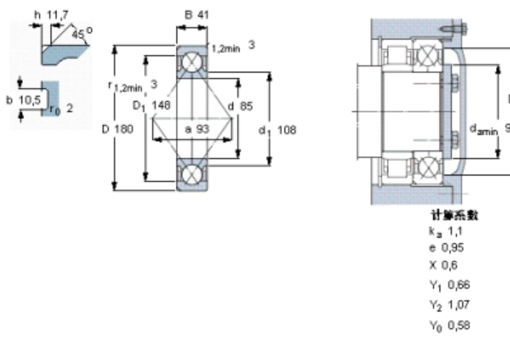 SKF QJ317N2MA軸承 SKF QJ317N2MA軸承