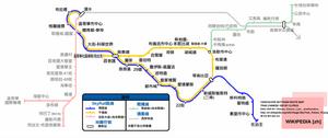 架空列車將來(2014年)路線圖