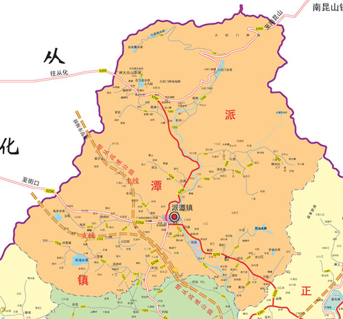 派潭鎮交通地圖