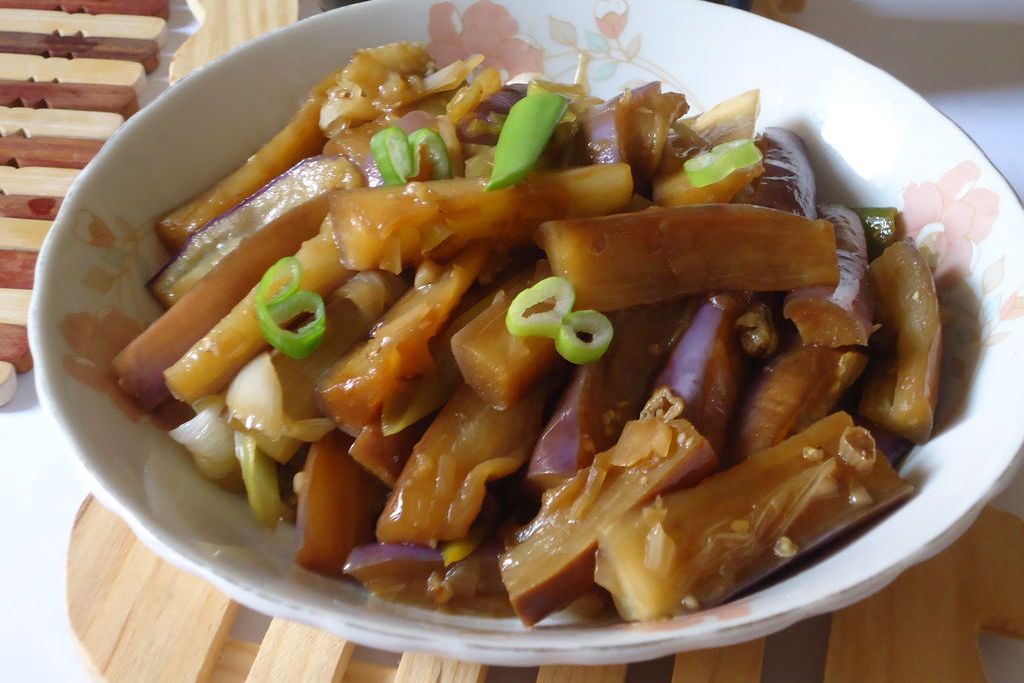 豆醬燒茄子 豆醬燒茄子