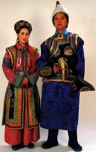 蒙古族男袍