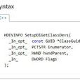 SetupDiGetClassDevs SetupDiGetClassDevs