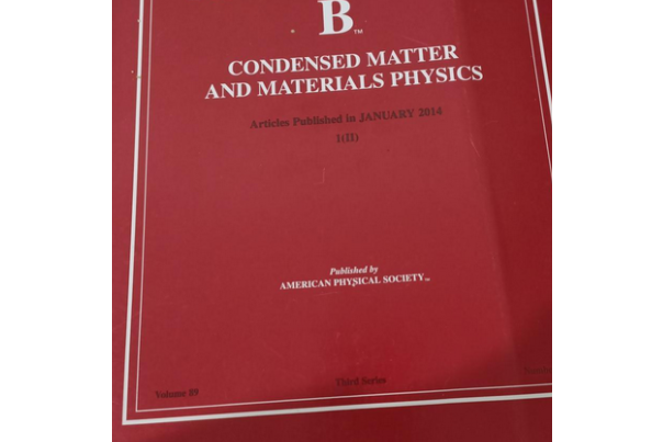 PHYSICAL REVIEW B(PRB(美國物理學會雜誌)) PHYSICAL REVIEW B(PRB(美國物理學會雜誌))