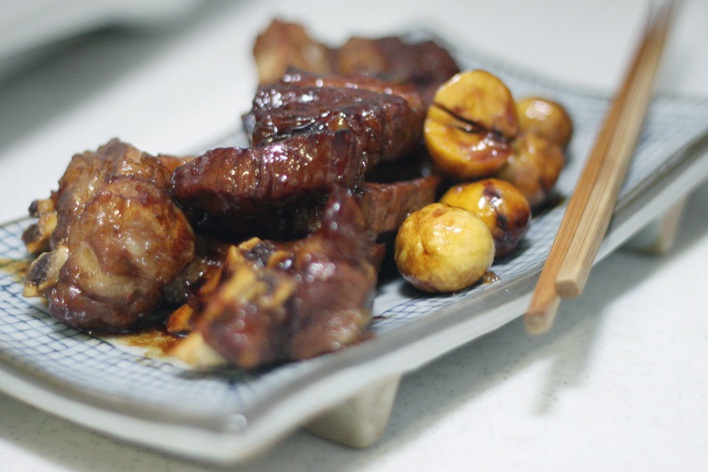 糖醋栗子炒肉 糖醋栗子炒肉