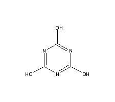 三聚氰酸分子結構圖