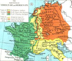 西法蘭克王國地圖