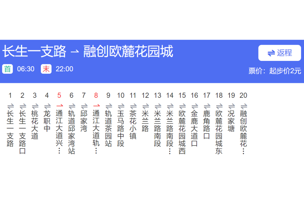 重慶公交396路 重慶公交396路