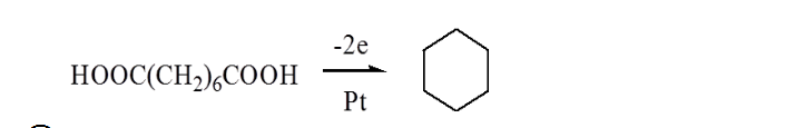 雙羧基電解脫羧合成雙鍵或環