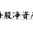 每股淨資產 每股淨資產