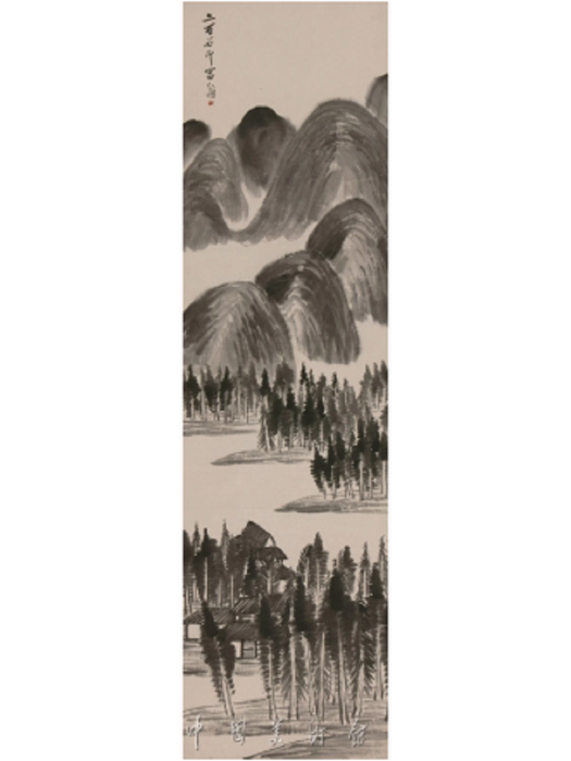 山水圖(齊白石創作的紙本水墨設色畫)