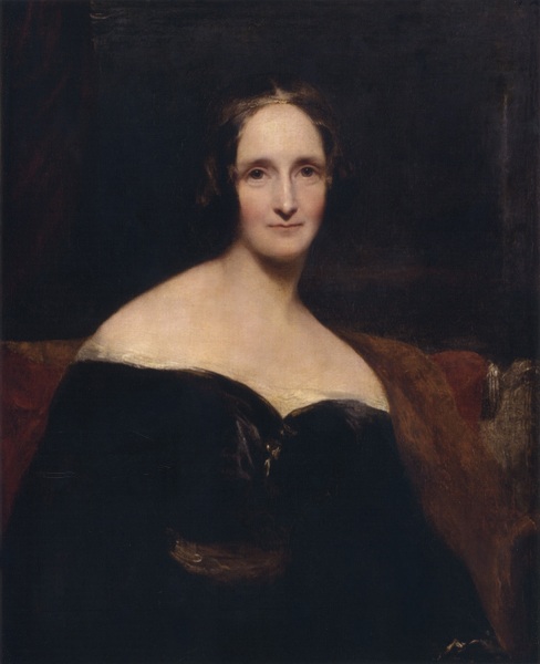 1840年瑪麗·雪萊的肖像畫