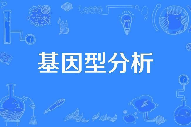 基因型分析 基因型分析
