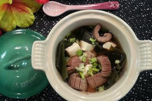 木耳豬腰湯 木耳豬腰湯