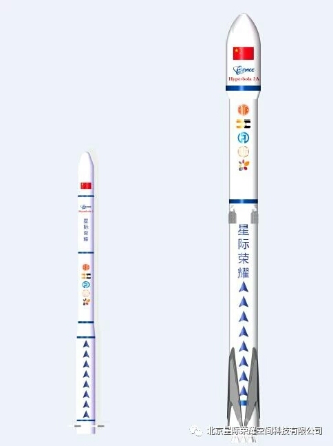 “雙曲線一號”和“雙曲線三號”兩型火箭。