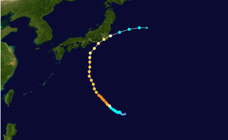 強颱風瑪娃 路徑圖