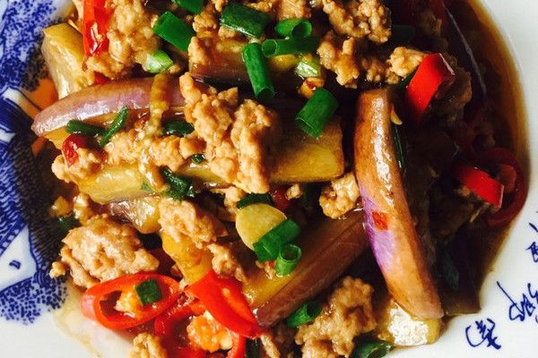 茄子燒肉末 茄子燒肉末