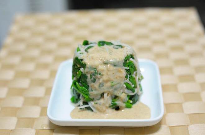 麻醬菠菜卷 麻醬菠菜卷