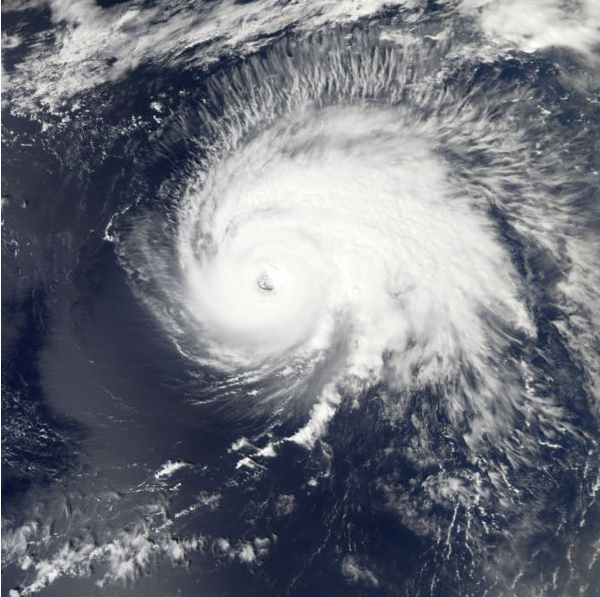 颶風（戈登）衛星雲圖