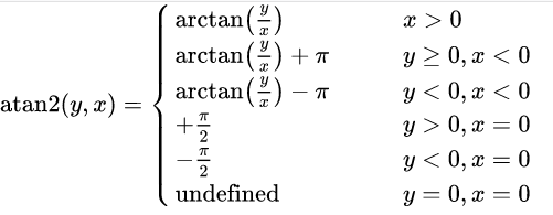 atan2的公式