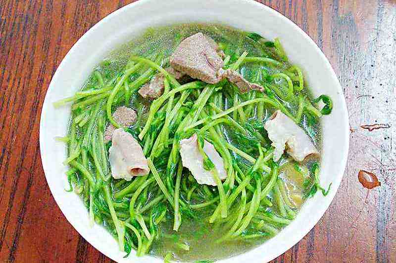 鵝肝豆苗湯 鵝肝豆苗湯