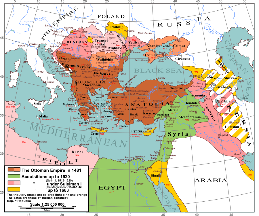 從當時奧斯曼在地中海擴張的形勢看出馬爾他的戰略位置之重