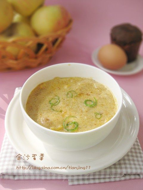 金沙蛋羹 金沙蛋羹