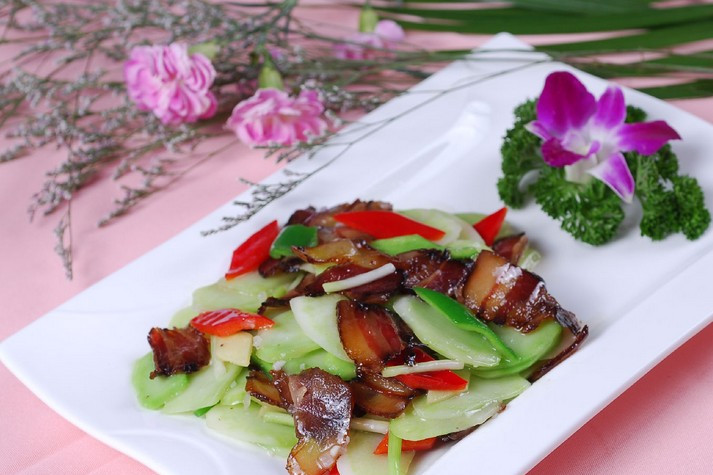 菜頭炒臘肉