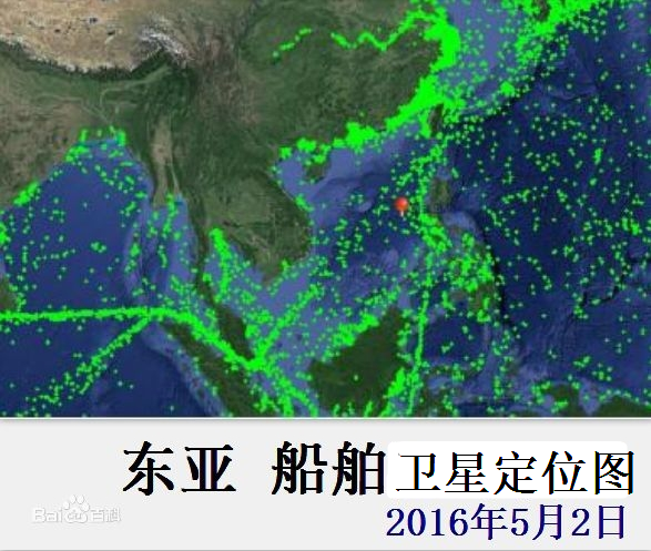 長江水道船舶繁忙圖