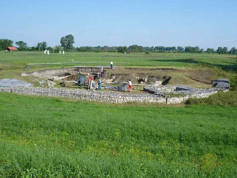 今天斯洛伐克境內的一座羅馬堡壘遺址 靠近多瑙河