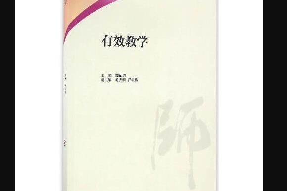 有效教學(2016年高等教育出版社出版的書籍) 有效教學(2016年高等教育出版社出版的書籍)