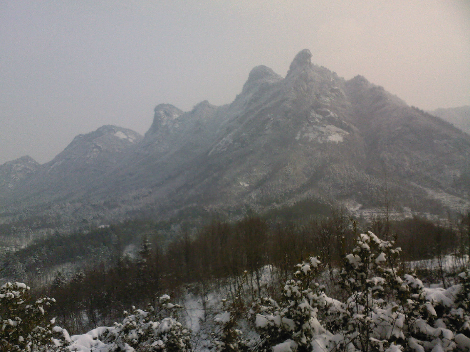 冬日五猴山