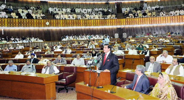 巴基斯坦議會在開會