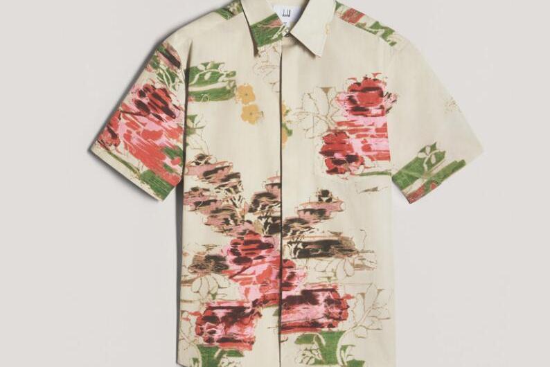 Abstract Florals短袖襯衫 Abstract Florals短袖襯衫