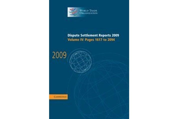 Dispute Settlement Reports 2009 Dispute Settlement Reports 2009