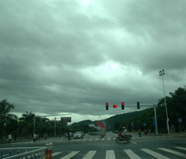 颱風海棠造成海南大範圍陰雨天氣