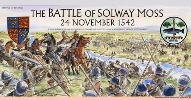1542年 號稱超過萬人的蘇格蘭軍隊被500英軍騎兵擊敗