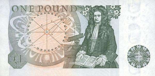 物理學家艾薩克·牛頓（1642-1727）