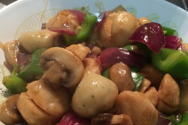 橙子炒肉丸 橙子炒肉丸