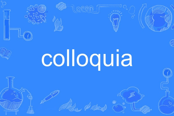 colloquia colloquia