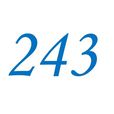 243 243
