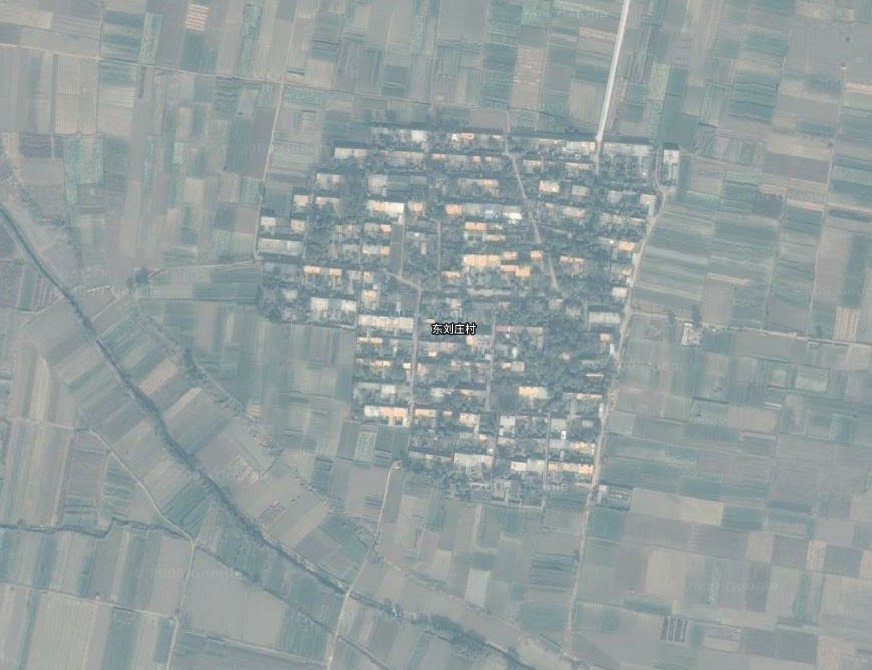 谷歌地圖東劉莊村