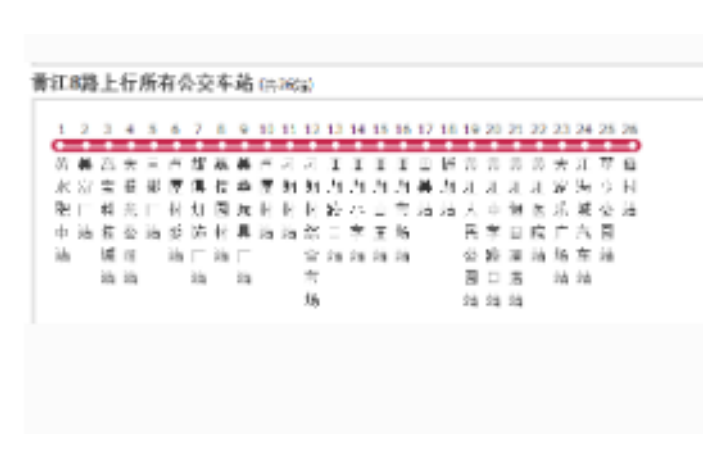 黃江公交8路 黃江公交8路