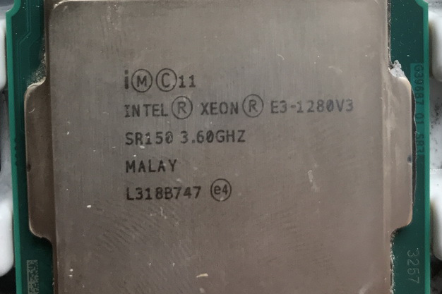 Intel Xeon E3-1280 v3 Intel Xeon E3-1280 v3