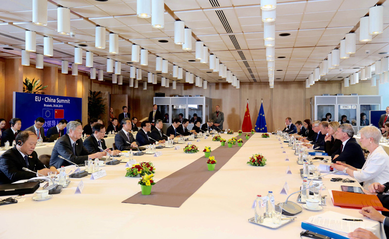 第十七次中國歐盟領導人會晤聯合聲明