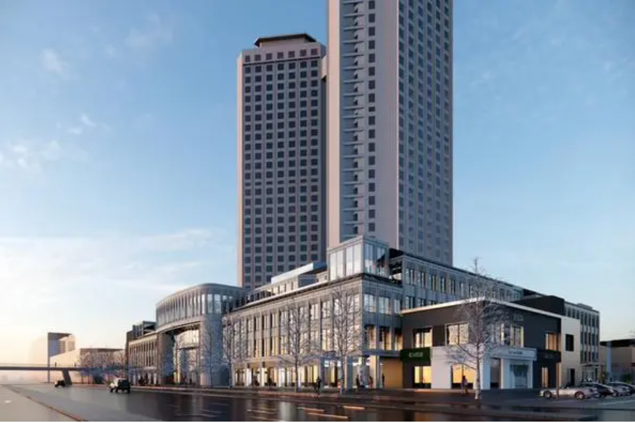 四川大廈(位於北京市阜成門橋西北角的商場) 四川大廈(位於北京市阜成門橋西北角的商場)