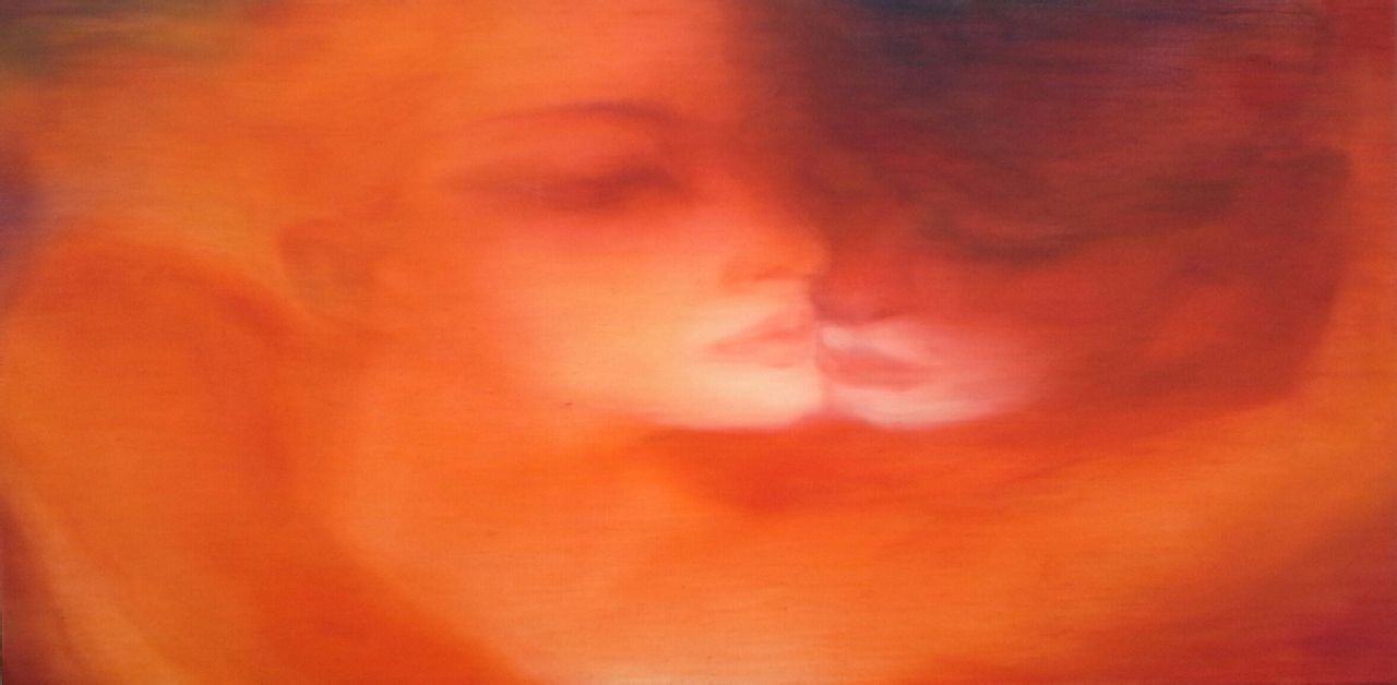 天使之吻 70x180cm布面油畫 2014年