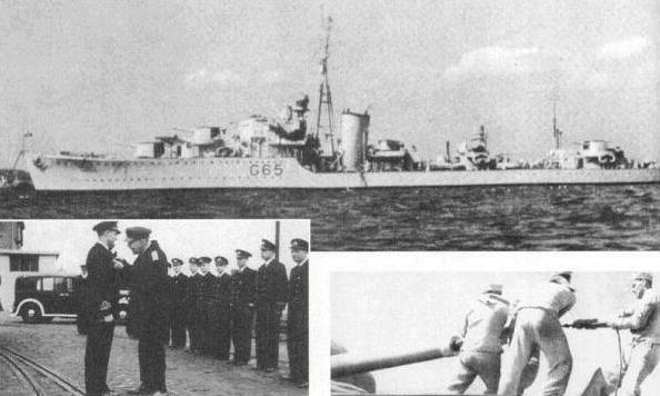 “皮奧朗（G65）”號驅逐艦及其艦長和艦員